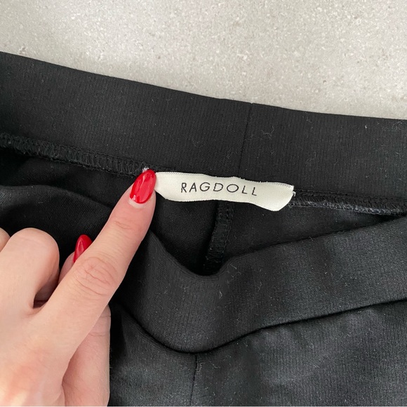 RAGDOLL MID RISE LEGGINGS WITH SLIT - Picture 4 of 4